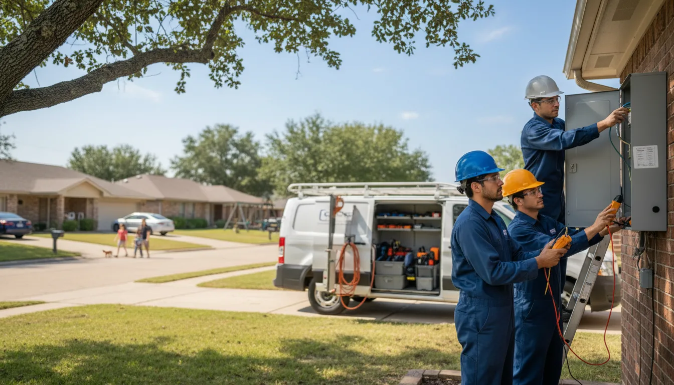 Certified electrician providing emergency electrical services in Denbo, PA